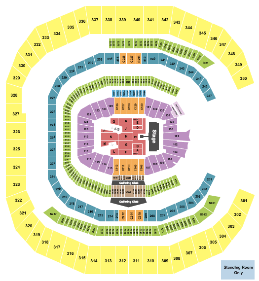Mercedes-Benz Stadium AC/DC Seating Chart